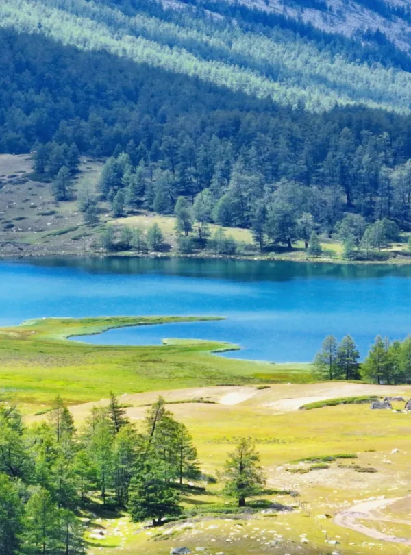 Private guide exploring Altay region mountain landscapes
