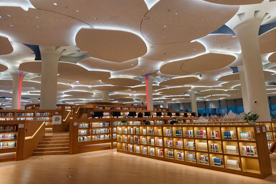 Private guide at Beijing City Library