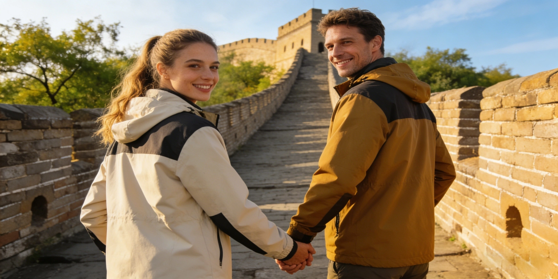 Private guide arranging romantic Great Wall sunset experience