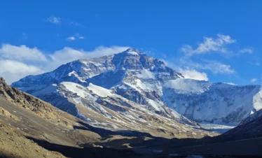 Private guide viewing Mount Everest Himalayan landscape