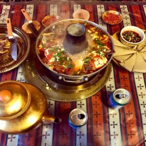 Private guide at Tibetan Style Hot Pot Meal