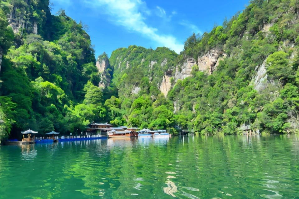 Private guide at baofeng lake