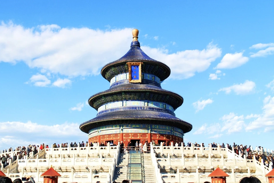 Imperial landmarks in Beijing including the Forbidden City and Temple of Heaven.