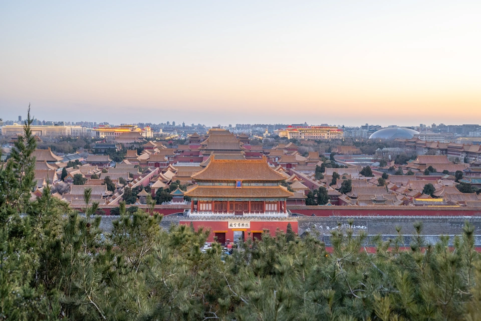 Beijing imperial landmarks including the Forbidden City, Temple of Heaven, and Great Wall.