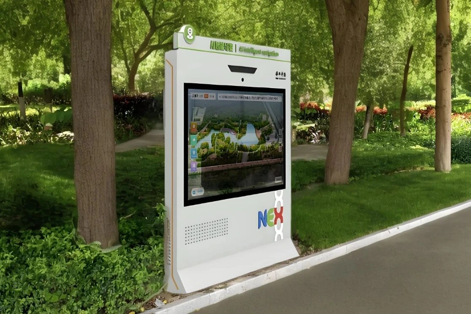 AI travel assistant device supporting travelers during a multi-city journey in China.
